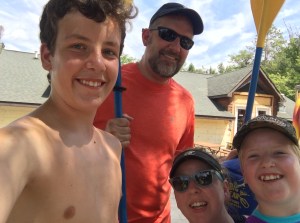 All smiles before reality hit.